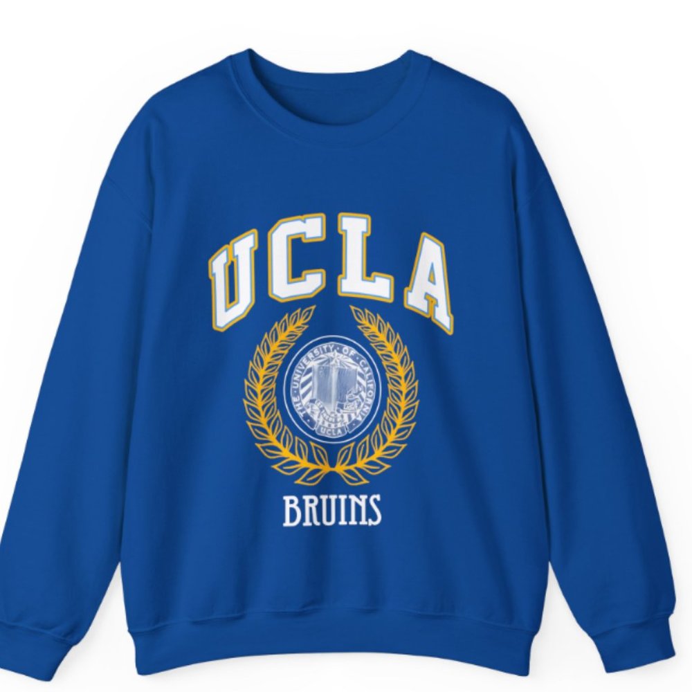 Vintage NCAA UCLA Bruins Logo Sweatshirt, UCLA Bruins Shirt, University of Calif